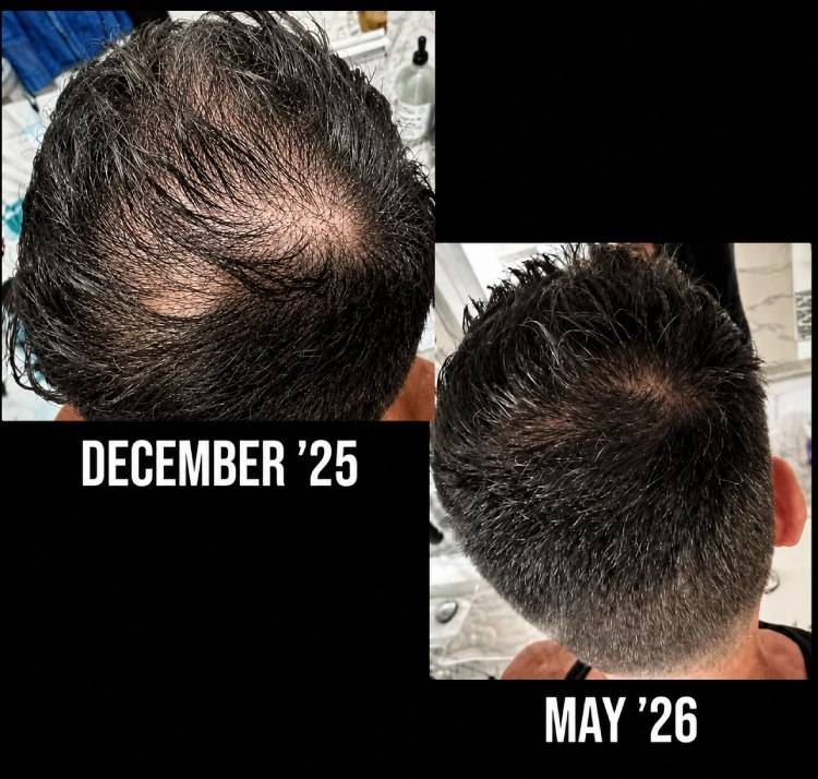 Customer crown progress comparison from December to May