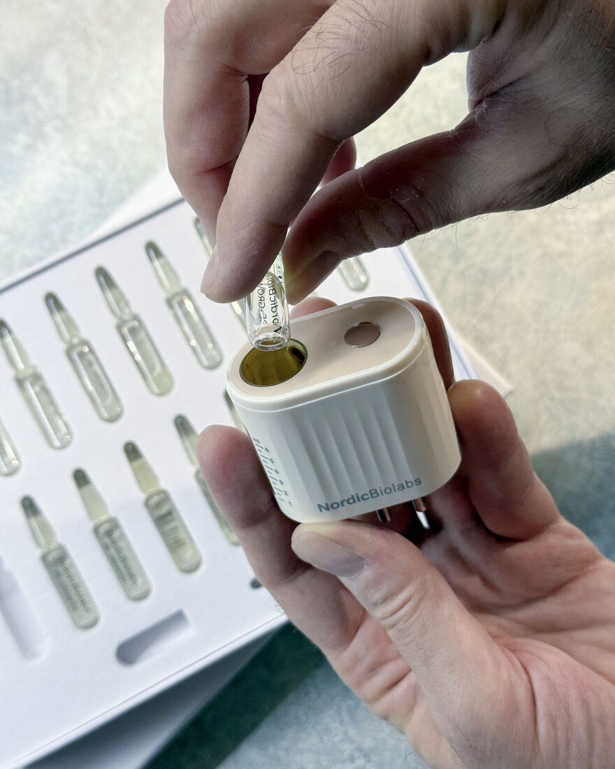 Opening the day's ampoule